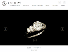 Tablet Screenshot of oreillysfineart.com